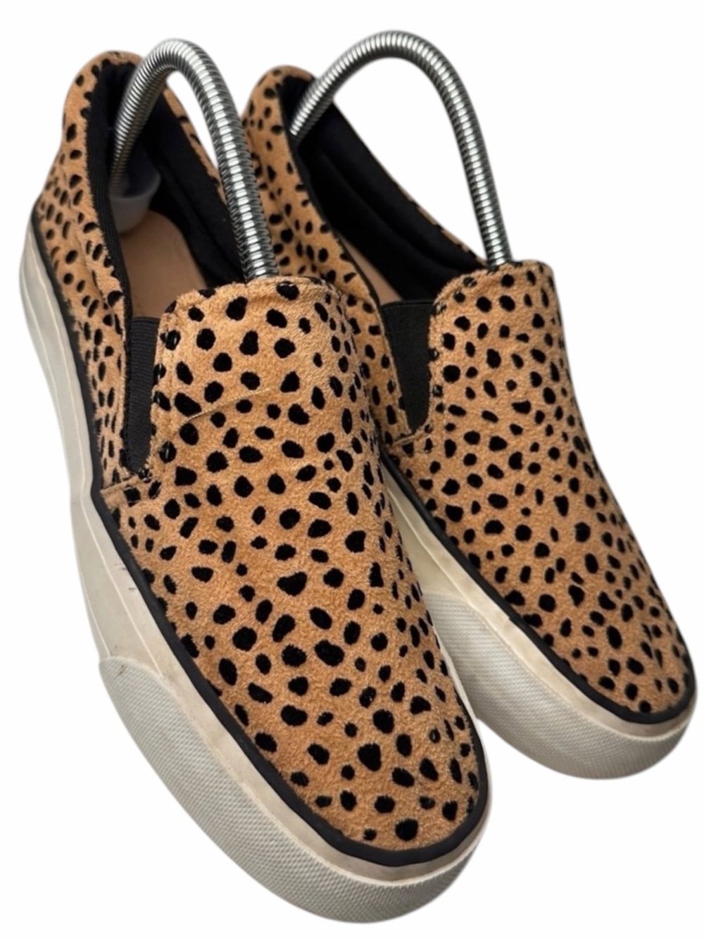 Restricted Leopard Print Platform Slip-On Sneakers Sz 8‎ Casual Skater